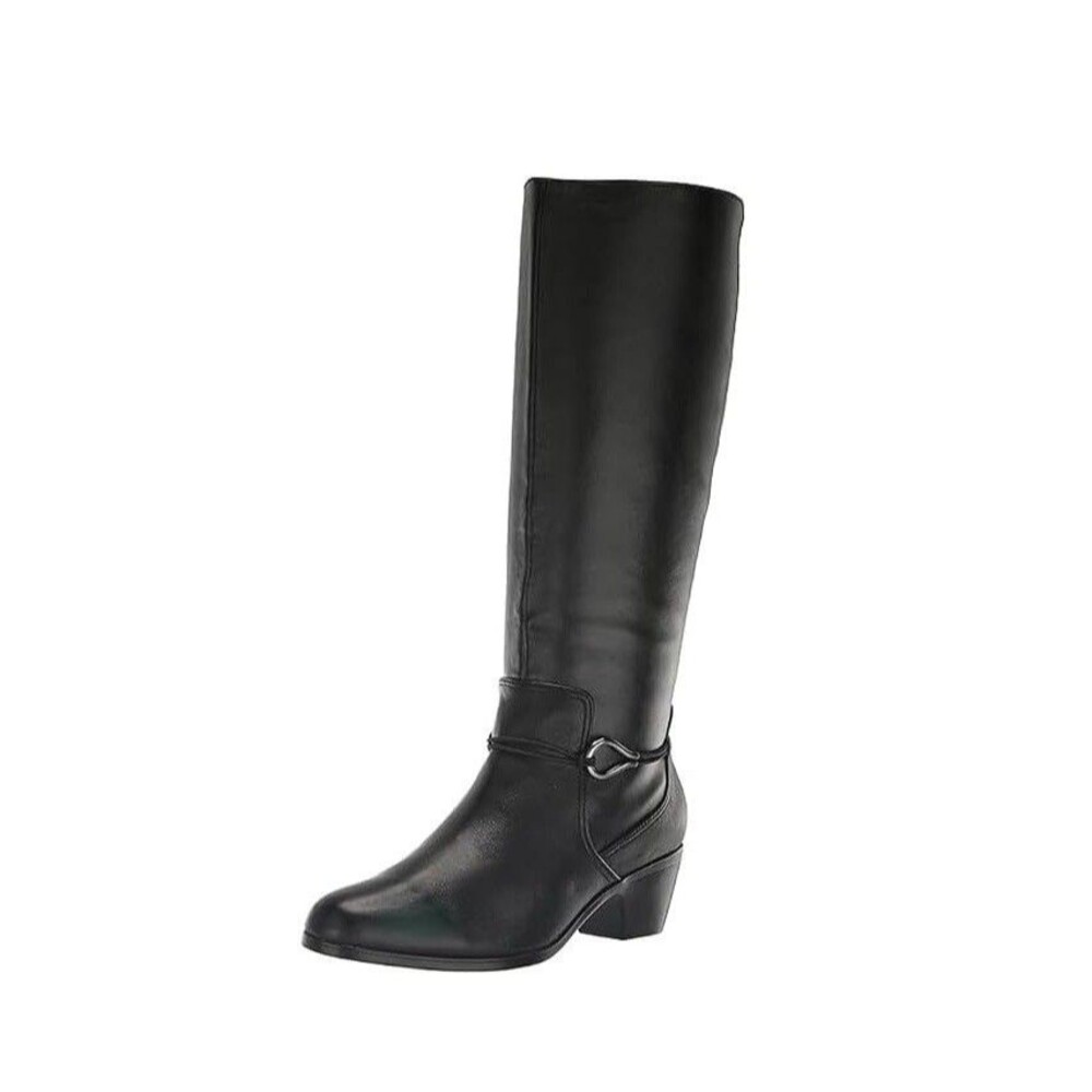 Clarks Womens 6 M Black Emily 2 Sky Knee High Riding Boots NIB QW3